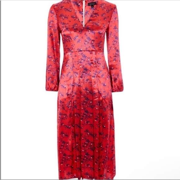 Top Shop Wispy Floral Print MIDI - Picture 4 of 7